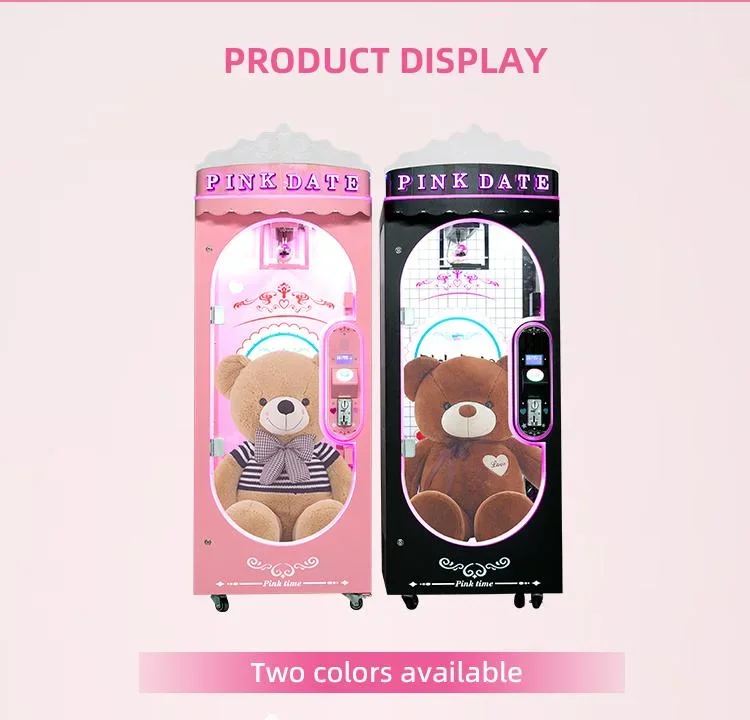 Pink Date Coin Operated Machine Cut Prize Arcade Game Machine Cut Prize Game Machine