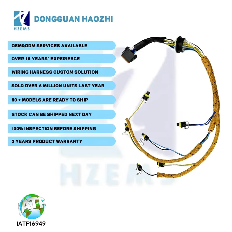 thumbnail image 2 of Automober Fuel Injector Wiring Harness For CAT C7 Diesel Engine 222-5917 153-8920 2 of 5