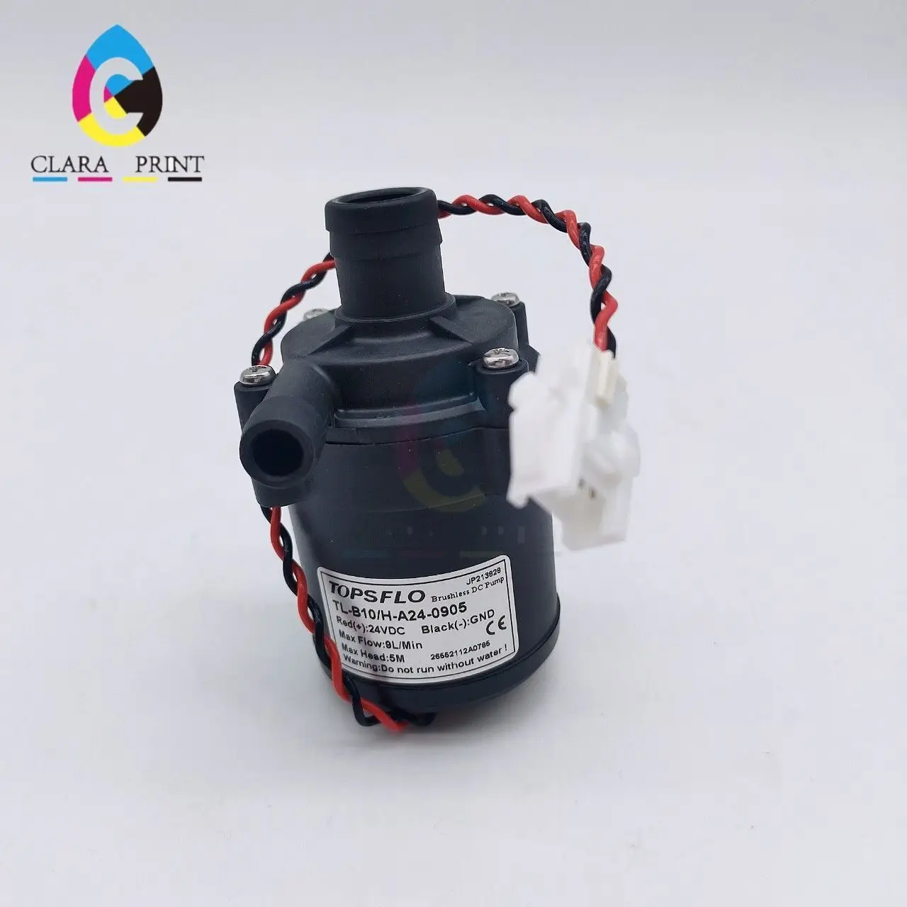 マム  Marble Print Jersey High Neck Top-マーブルプリントジャージー