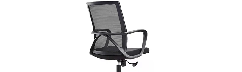 Comfortable executive swivel wheels fabric mesh furniture black rolling ergonomic office chair furniture sillas