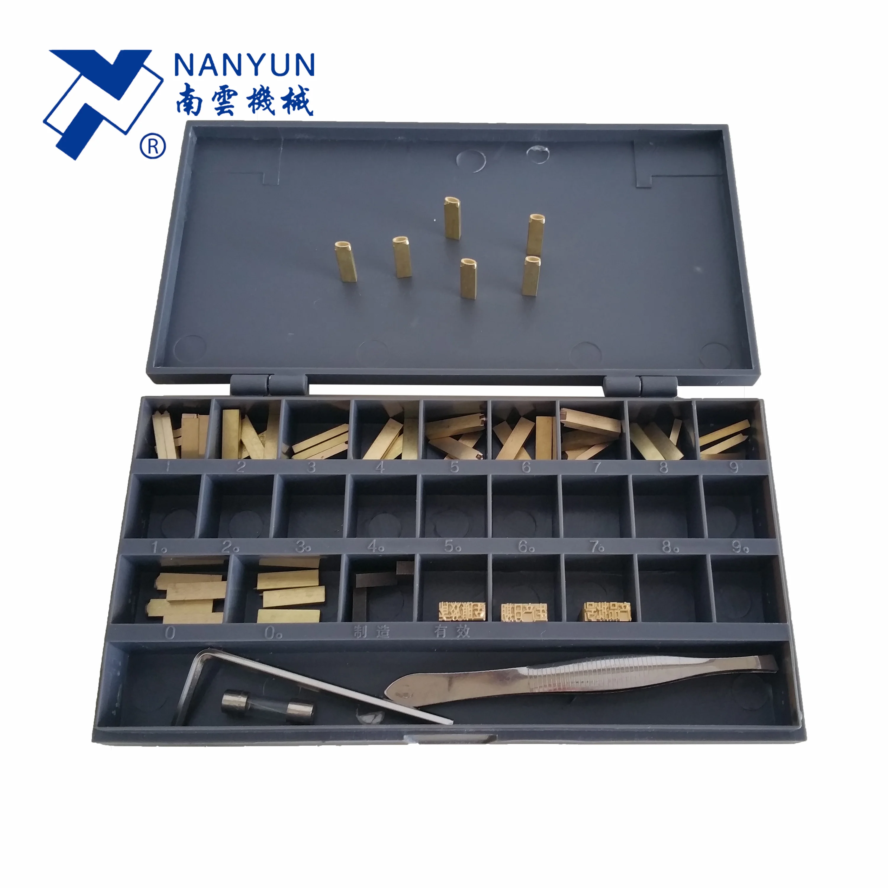 T Types and R Types Copper Brass Characters Digits Letters and Numbers for Date Expiration Coding Printing