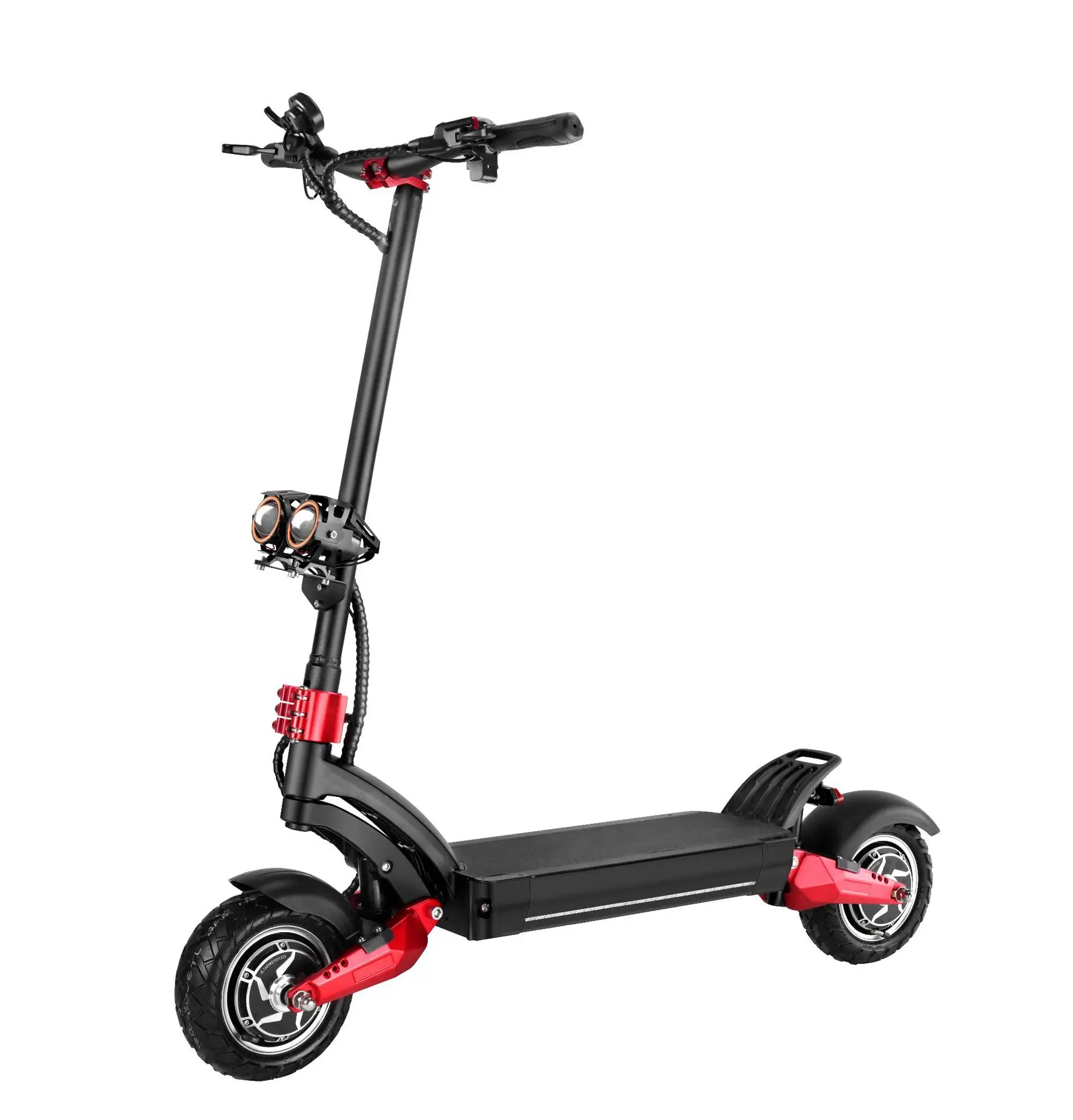 Professional Shock Absorption Scooter Frame 10 Inch Double Drive Frame