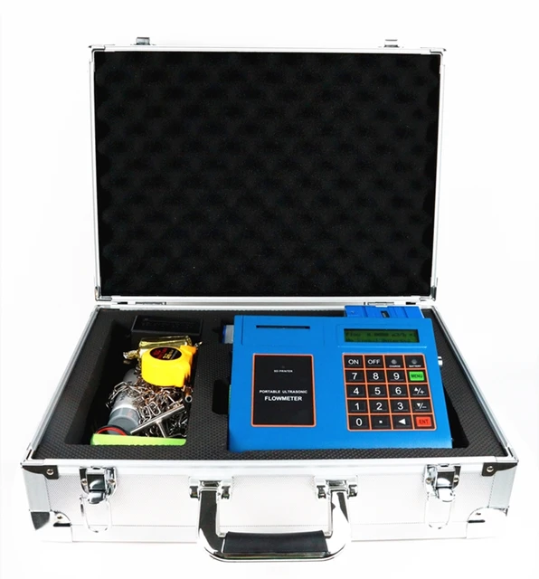 Hot Selling TUF-2000P Ultrasonic Flow Meters Portable Open Drain Sensor LCD Wall-mounted Clamp-on for Liquid Gas Air Oil OEM