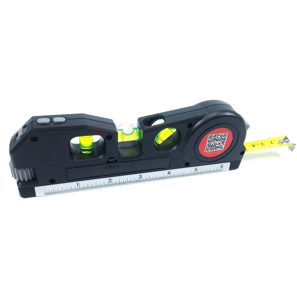 4 in 1laser Level Pro Construction Multipurpose Laser Level Cross Line Laser Levels With 3m Measuring Tape