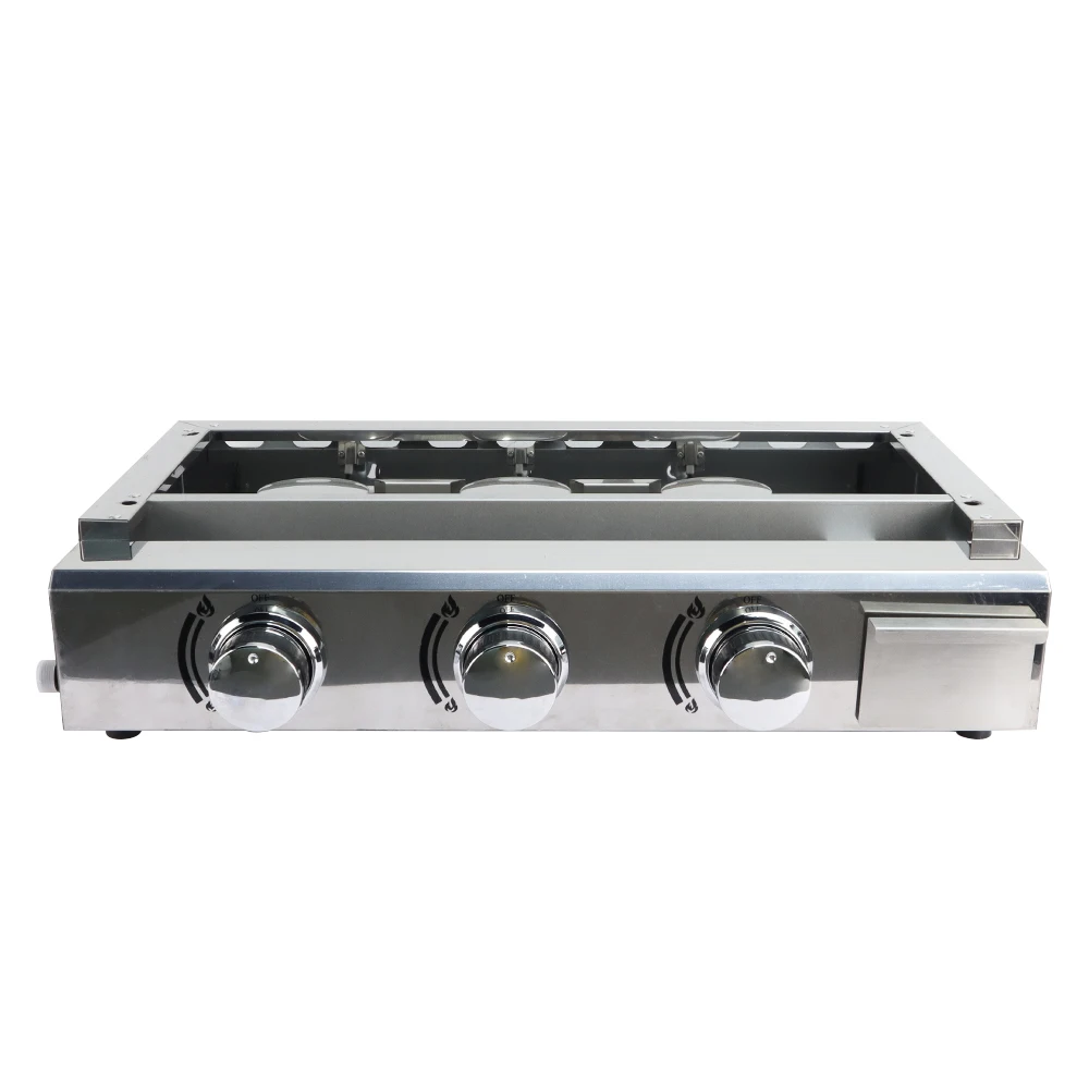 2022 New gas griddle grill with High quality cast-iron griddle commercial griddle gas type for sale