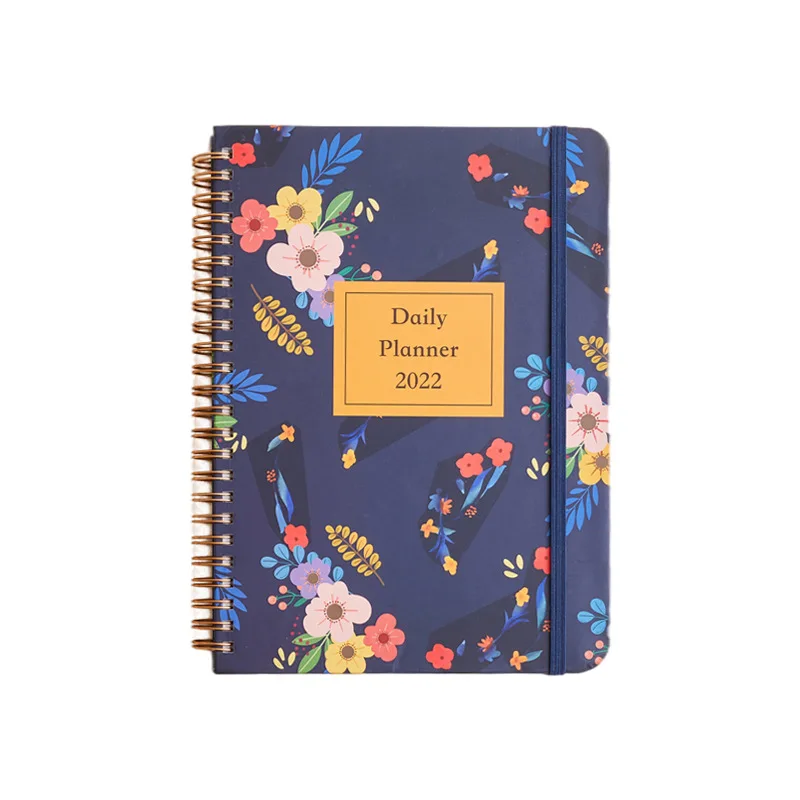 High Quality Custom Spiral Notebooks for Students A4 A5 B5 Custom Planner Agenda 2025 logo Printing Notebooks Customizable