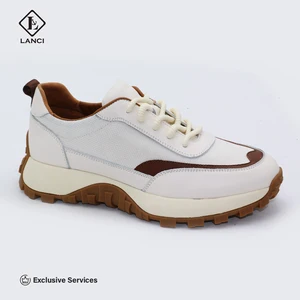 LANCI Leather Sneaker Factory Mens Designers Shoes Custom Sneakers