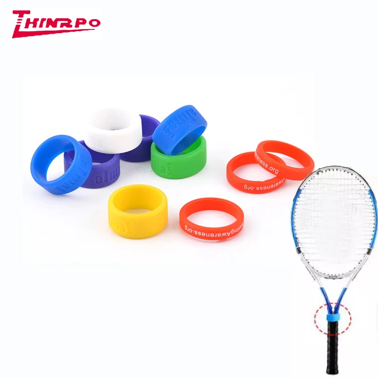 Tennis Racket Grip Band Silicone Nonslip Tennis Racket Handle for