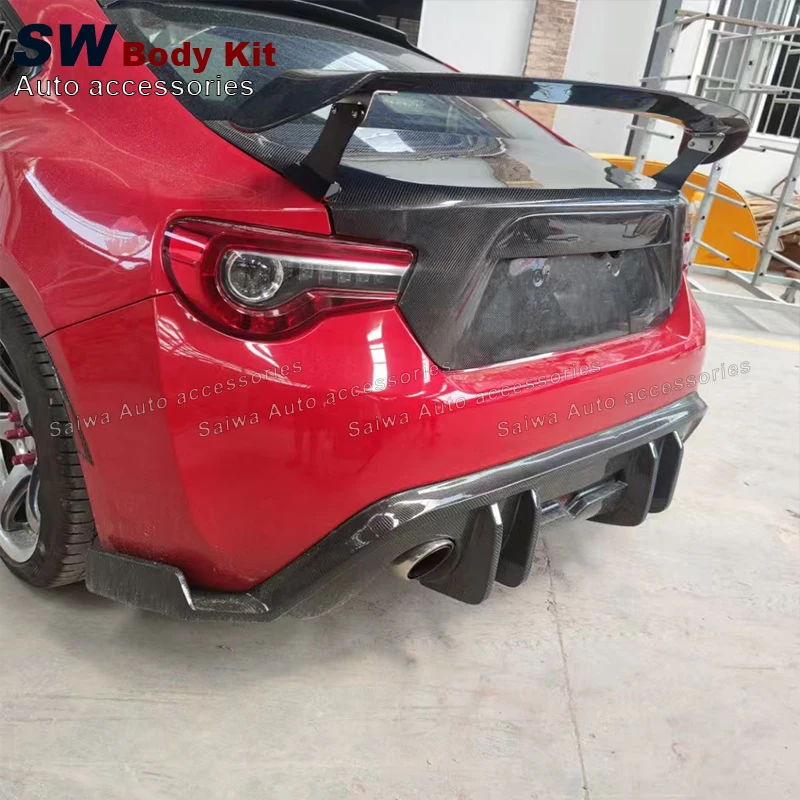 トヨタ86 GT86 FT86 FRS BRZ ZN6 ZD6カーボンファイバーリアトランク