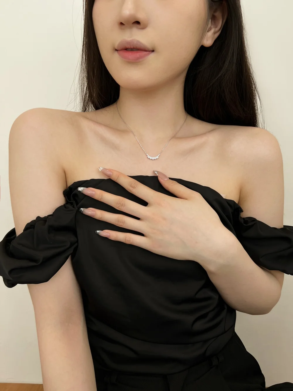 KAKODIY Dainty 925 Sterling Silver Jewelry Crown Cubic Zirconia Pendant Necklace 18K Gold Plated Necklace for Women detail 2