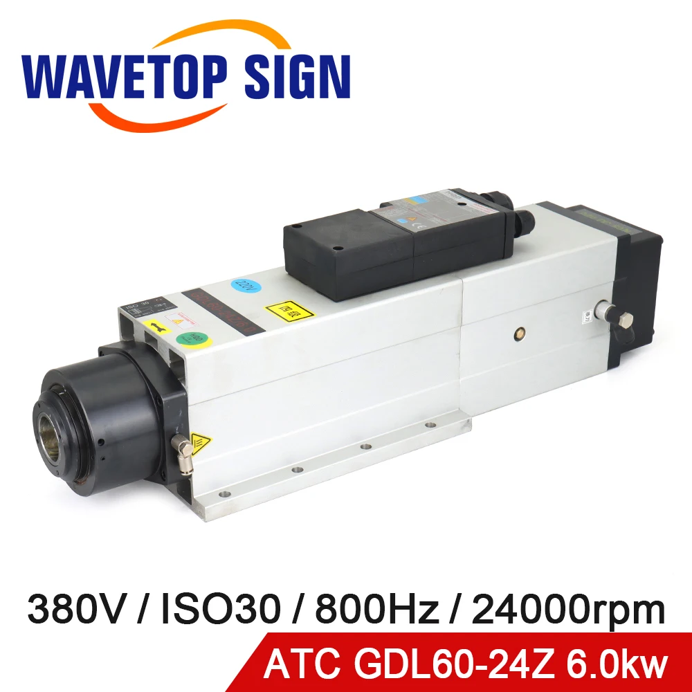 WaveTopSign自動工具交換スピンドルGDL60-24Z-6KW 220V380V空冷