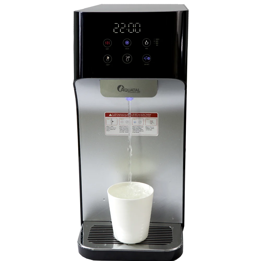 Smart Hot and Cold Desktop Water Filter Dispenser With UF System Tankless Water Dispenser