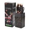 Chef knife set black