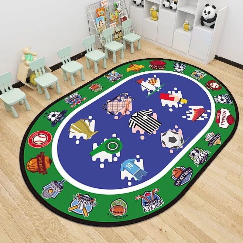 Baby Floor Play Mat  Plush Padded Non-slip floor playmat Early Educational Kids Floor Play Mats details