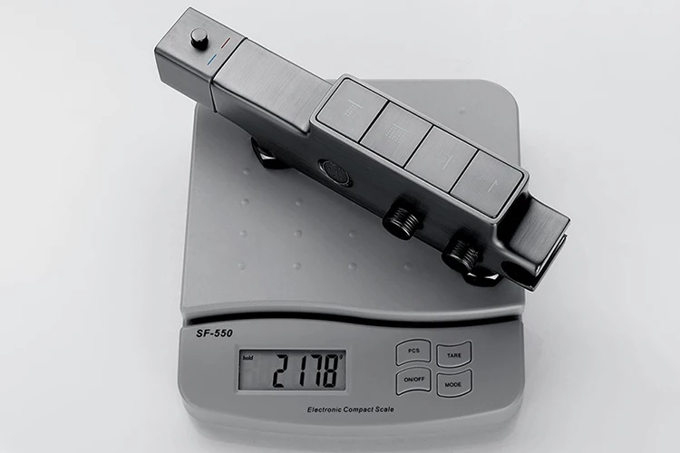 Juego de sistema de ducha con llave de piano cromado para baño