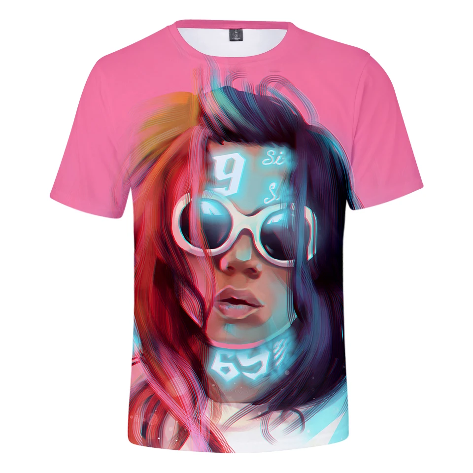 Camiseta Con Estampado 3d Para Hombre,Camisa De Rapero 6ix9ine  Tekashi69,Deportiva,Informal,Con Cuello Redondo,Camisetas De Moda,Ropa,69 -  Buy 6ix9ine,3d Camisa,Camisa Para Los Hombres Product on 