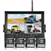 9 inch 4CH Wireless Screen + 4pcs Wireless Back UP Camera