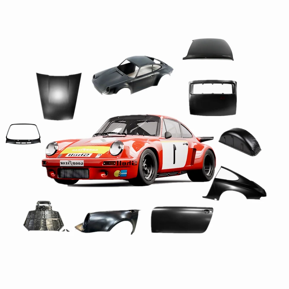 1974-1989-1994 Classic Porsche 911 914 964 Car Door Hood Fender Lid Parts Car Body Shell Classic