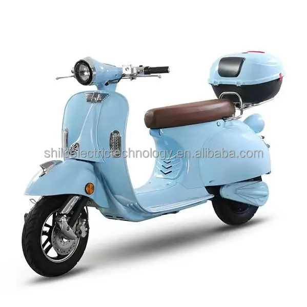 Hot sale modern two wheels lithium battery electric bikes scooter e moped for woman