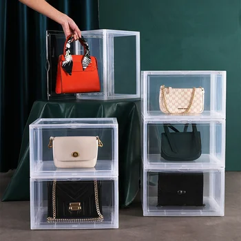 Acrylic Handbag Storage Shelf, Boxes Acrylic Organizer