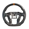 Crosstour Carbon+Leather+Orange Top Line Stitching