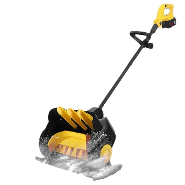 NEOBRISKEN Powerful DIY Snow Blower with Auger & Impeller Battery-Powered for Cutting Through Icy and Packed Snow