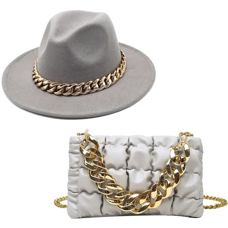 Wholesale Hat and Handbag ETS Women Hand Bags Hat et Handbags with Matching Cap Hand Bag ETS with Hat Hats and Purses Handbags et,1 Piece