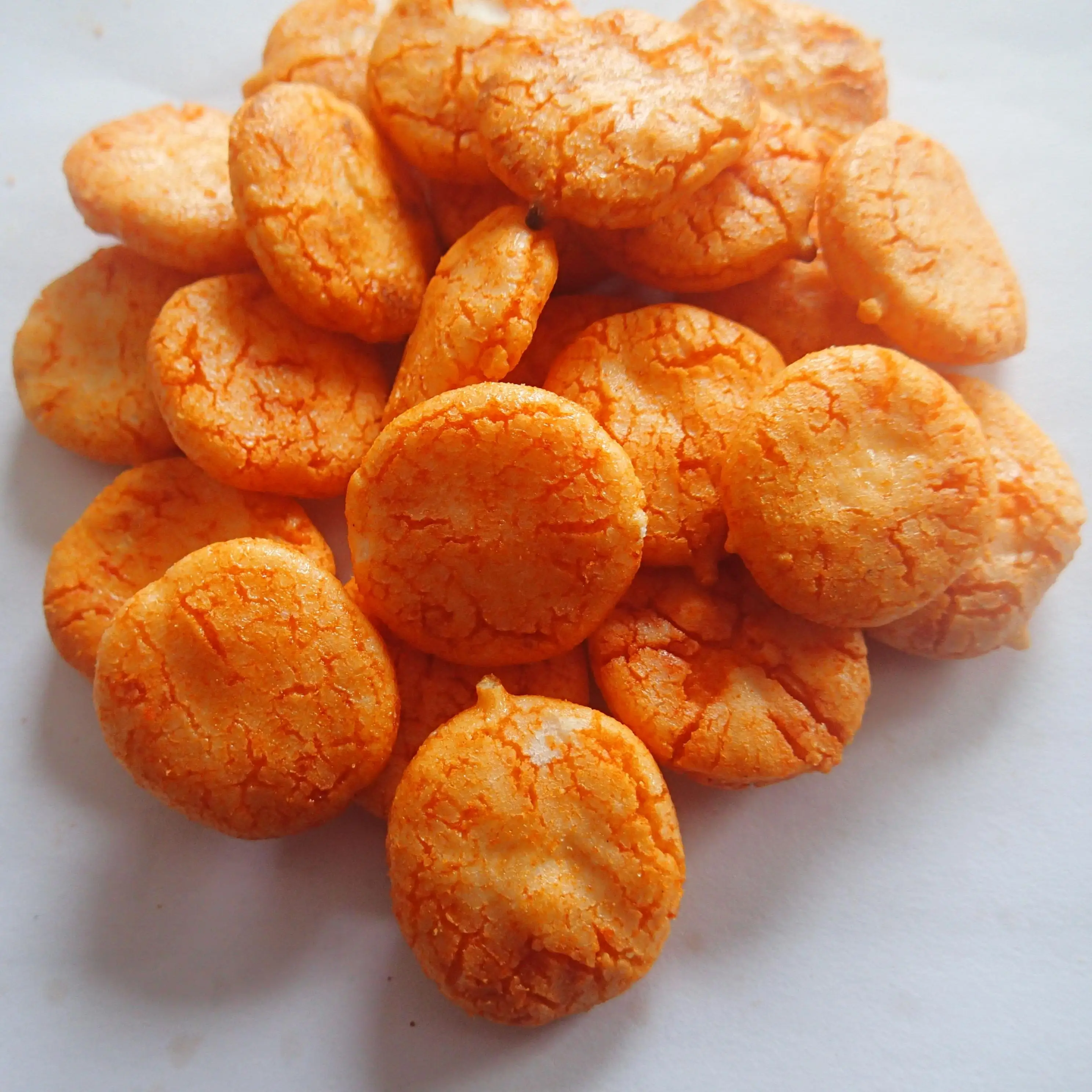 Crunchy Rice Crackers -Wrinkled Texture Asian Import Snacks