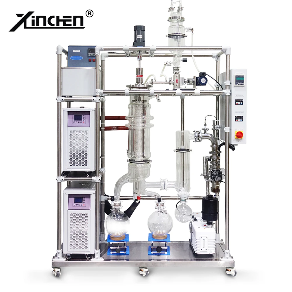 Powerful Stirring 50L Jacketed Glass Reactor for Bioreaction Applications supplier