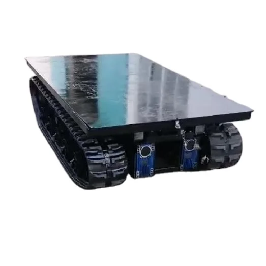 RC Remote Control Underwater Dredging Crawler Robot Rubber Tracked Carriers Undercarriage Platform