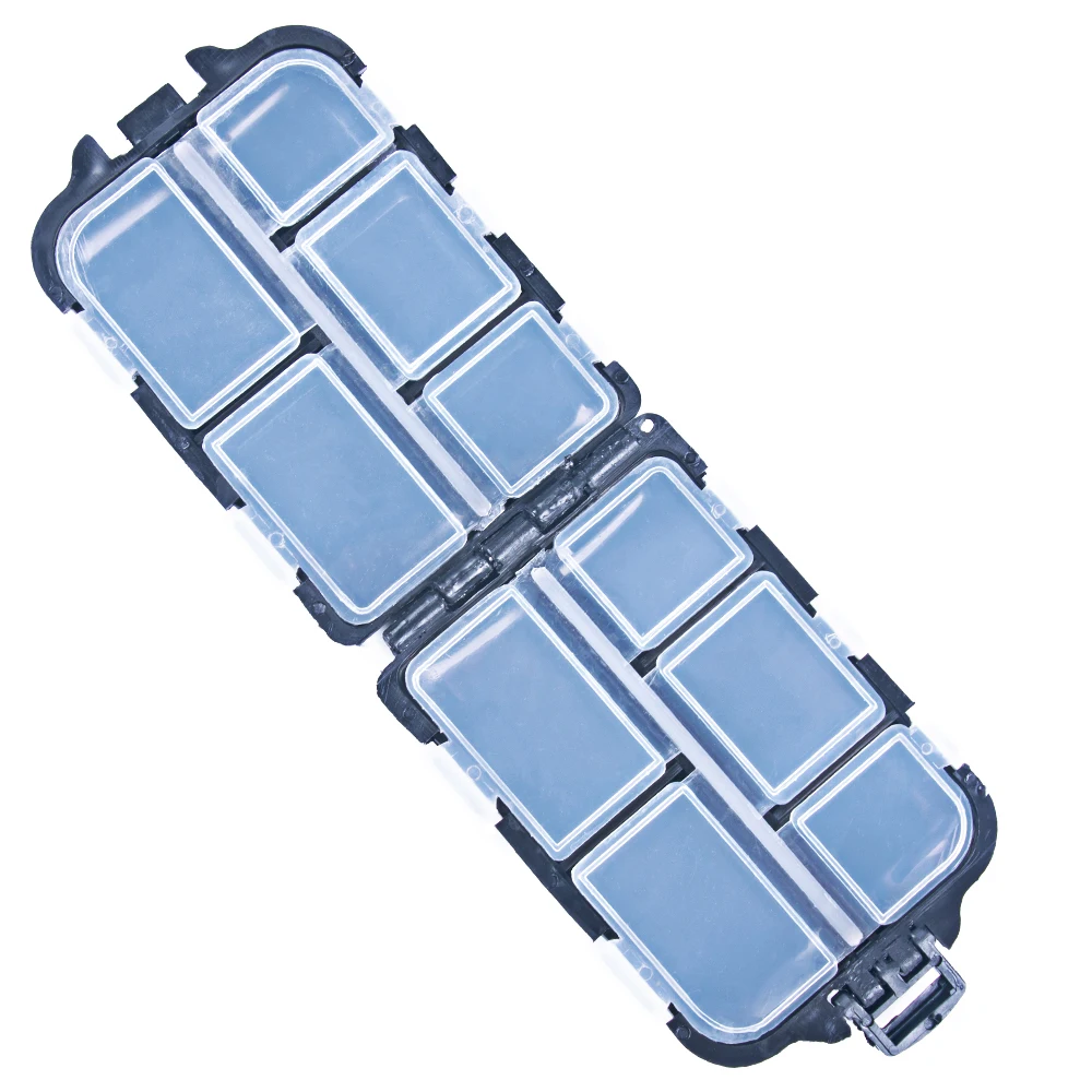 10 Compartments Tackle Plastic Storage - Fishing Lure Box 10 Compartments Tackle Plastic Storage - Fishing Lure Box