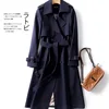 Navy blue [plaid lining]