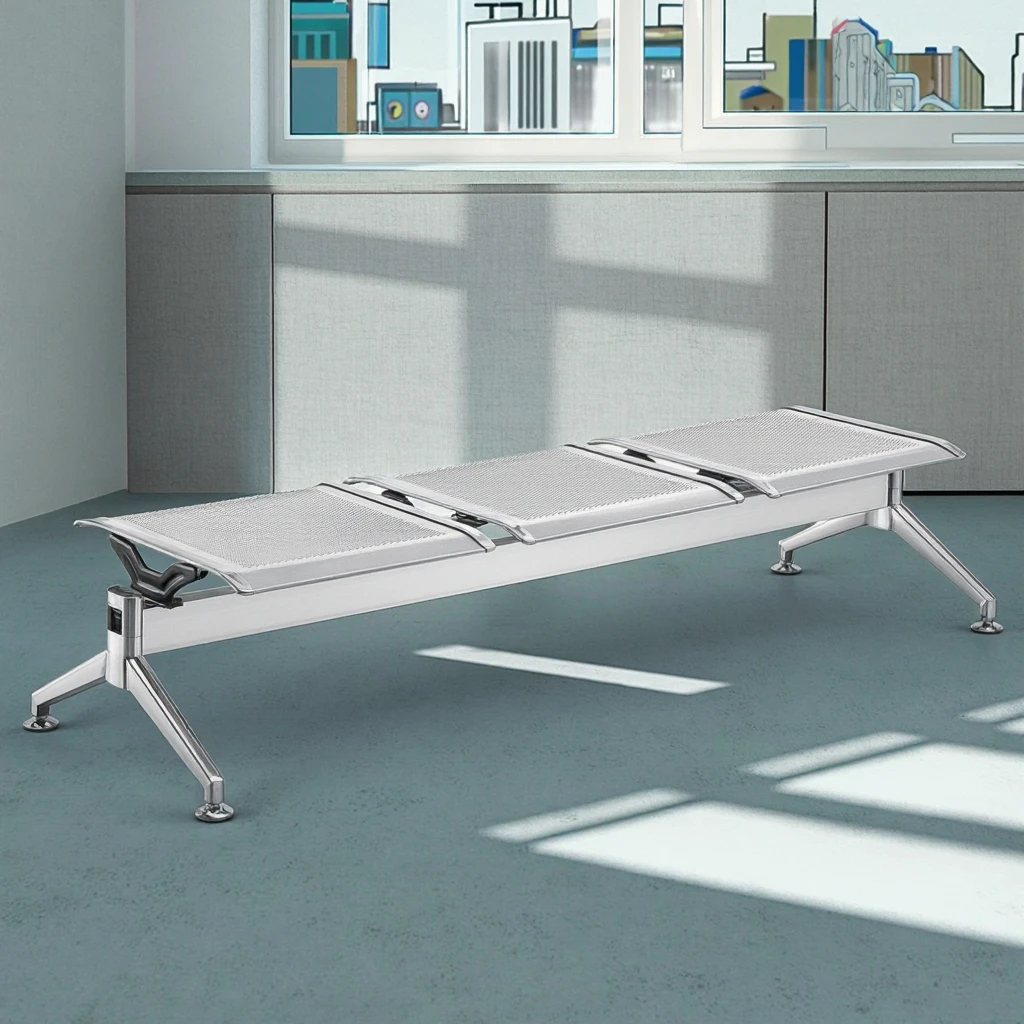 Compact Stainless Steel Seating Urban High-Density Applications 6