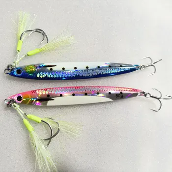 Bestseller Slow-Rolling Iron Plate Luminous Lead UV 3D Printed Artificial Hard Bait Hooks for Sea Fishing Boat Spanish – Hard Lure – view 3