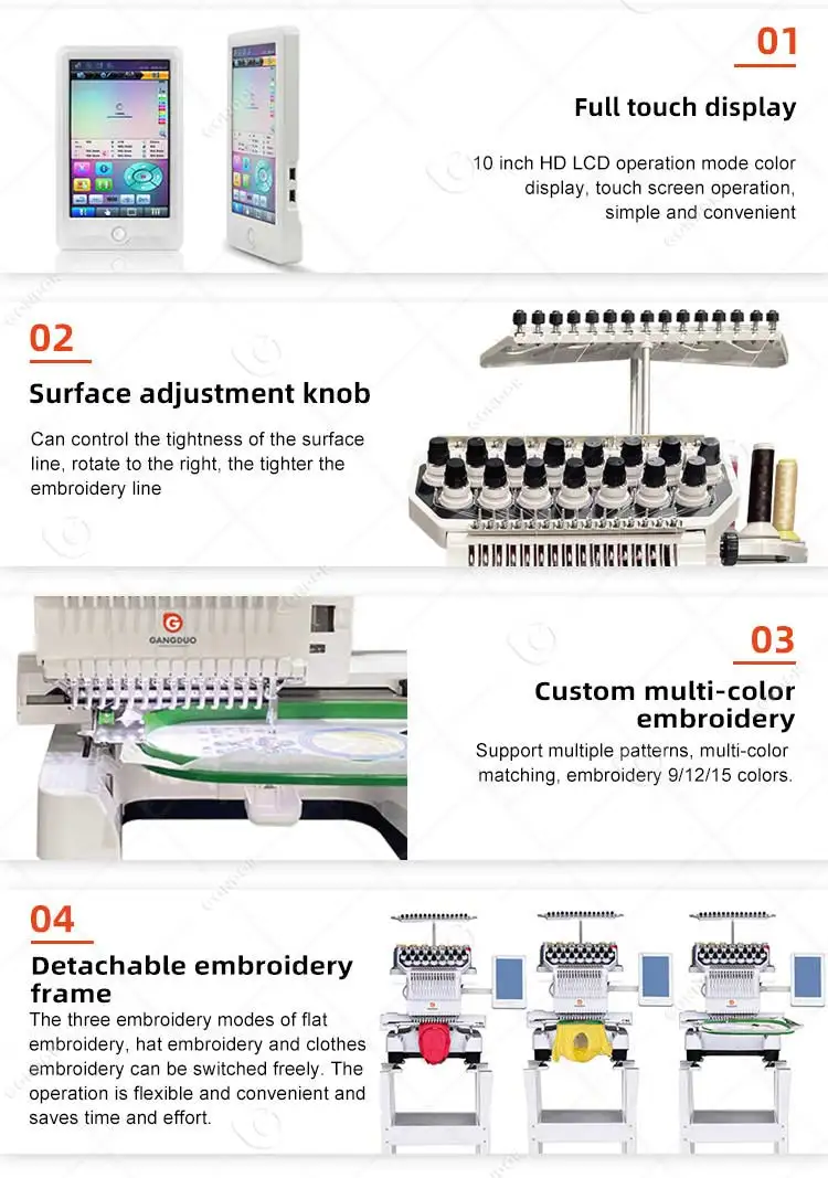 Profesional Maquina Bordadora Innovadoras Pr1000e Pr670e 5 10 Needle Industrial Vas Embroidery Machine Bundle Usa