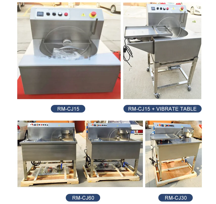 Mini Chocolate Tempering Machine Small Automatic 5 kg Mold Enrobing Coating Moulding Melting Machinery Chocolate Making Machine