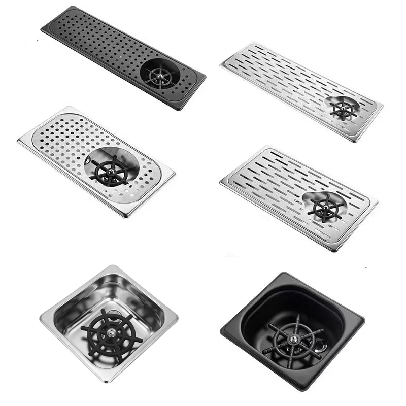 Pitcher Rinser 304 Stainless Steel Glass Rinser For Coffee Cup Milk Tea