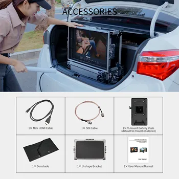 SEETEC ATEM173S-CO 17.3" Portable Broadcast Director Monitor Full HD 1920x1080 Multi-Camera OEM/ODM Factory product image