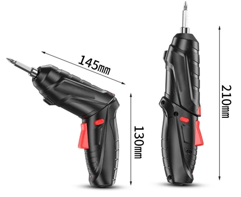 Portable Hand Insulated Electric Screwdriver Set and Drill Cordless Electric Screwdriver Mini Electric Screwdriver with Battery