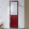 Puerta batiente vintage francesa - Puerta roja pequeña 1