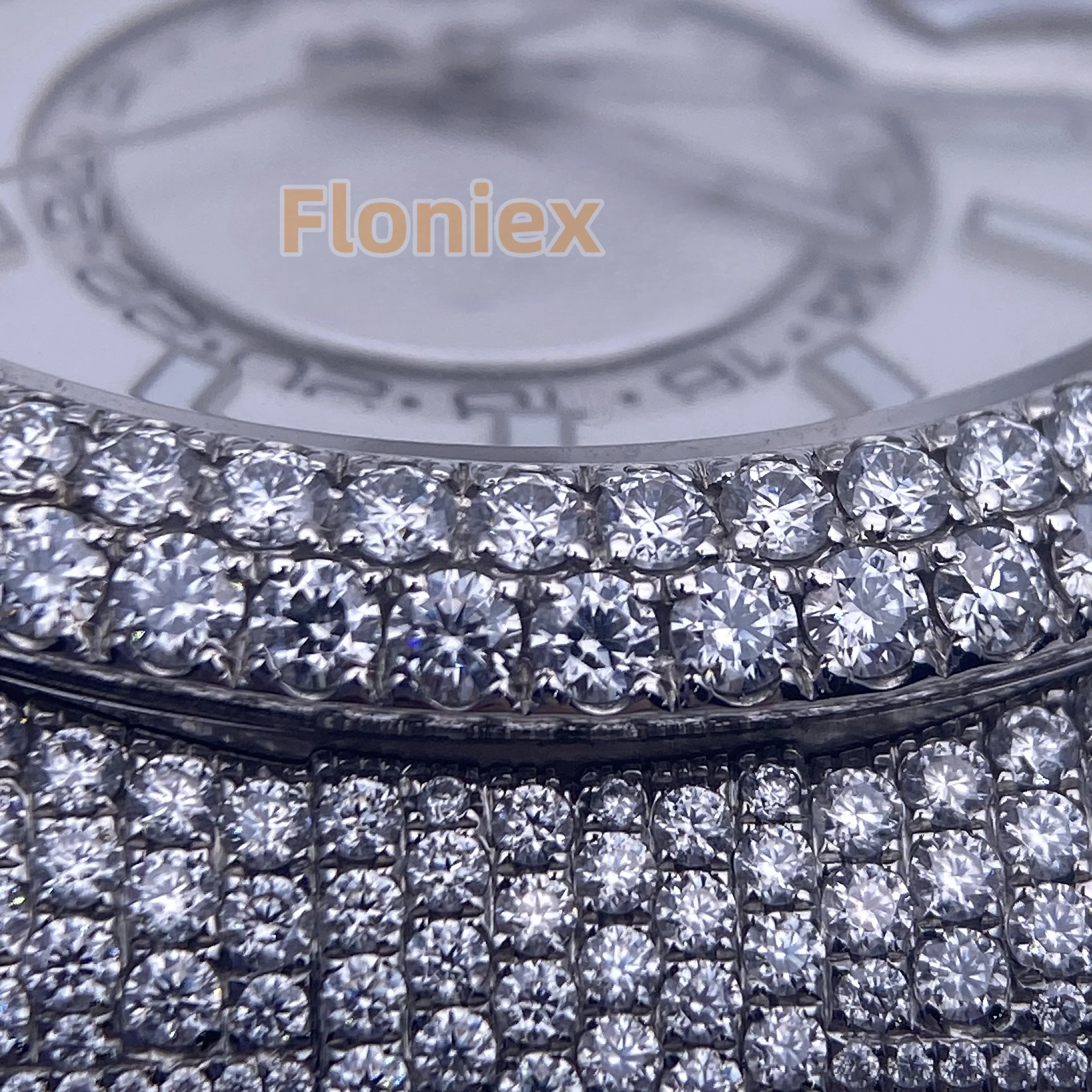 Iced Out VVS Moissanite Hip Hop Watch Jewelry Custom Luxury  Mechanical Watches Luxury Custom Iced Out VVS 1/VS1 GRA C