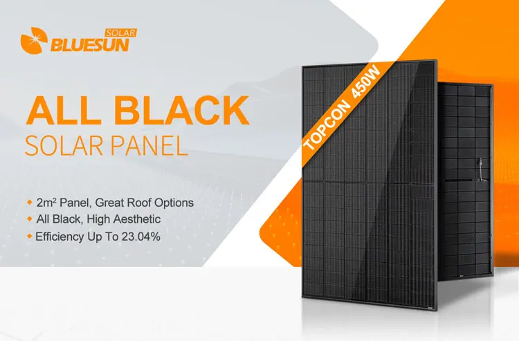 N Type Monocrystaillne Topcon Solar Panel Bifacial 450w Solar ...
