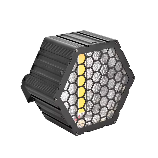 POJ P543 10W LED Par Can Light RGBW Wash Effect for Stage Club DJ Wedding Smart Control Via DMX UV Red Beam Aluminum for Hotels