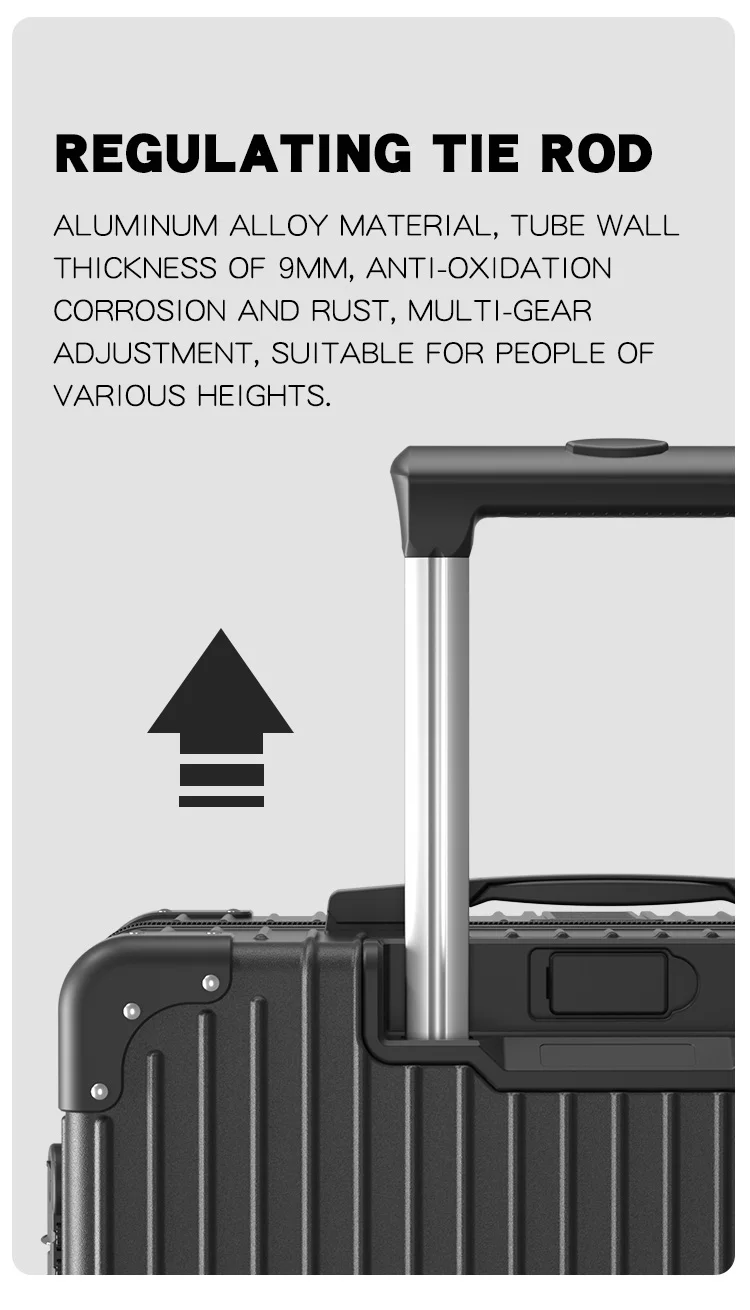 Personalized Design Hardshell Business Trolley Bag Ultra Matte Finish