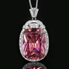 Platinum dried rose pendant with Chopin chain