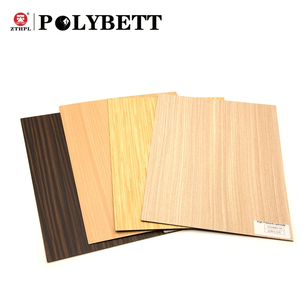 High Gloss High-Pressure Melamine HPL Laminate Sheet Stone-Finished Plancha De Formica for Decorative Furniture Board