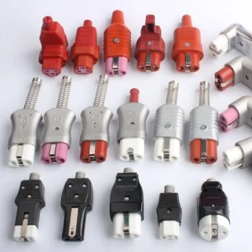 High Temperature 2 Pins Silicone Rubber Ceramic Heater Plug