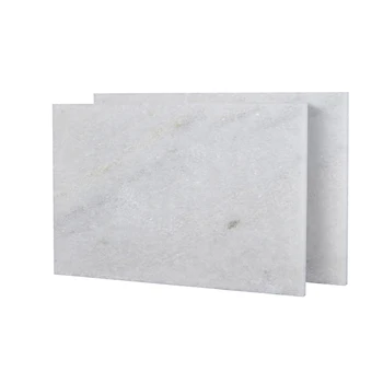 2024 China Supplier Factory High-End Marble Customized Size Interior Flooring Leather Surface Custom WHITE Marble Graphic Design