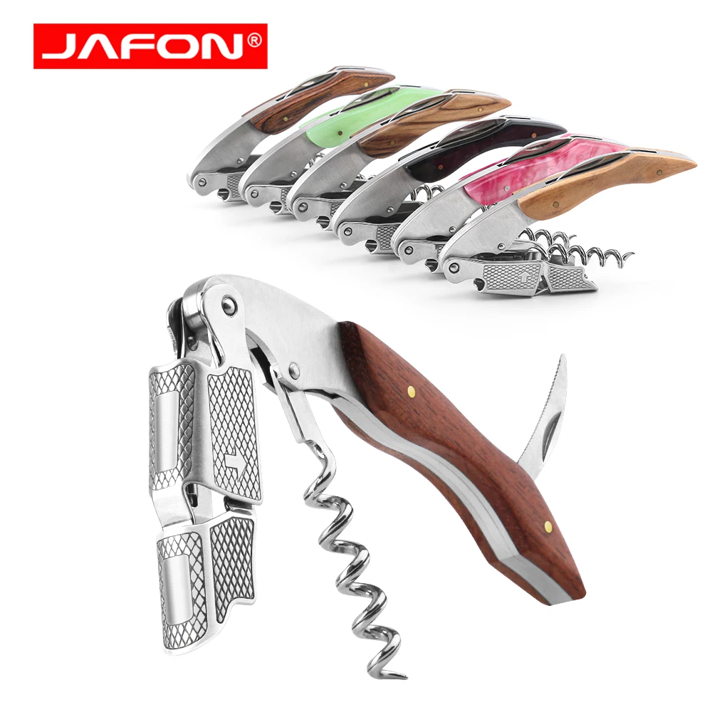 Wood Handle Wine Bottle Opener Professional Waiter Corkscrew Top Sale