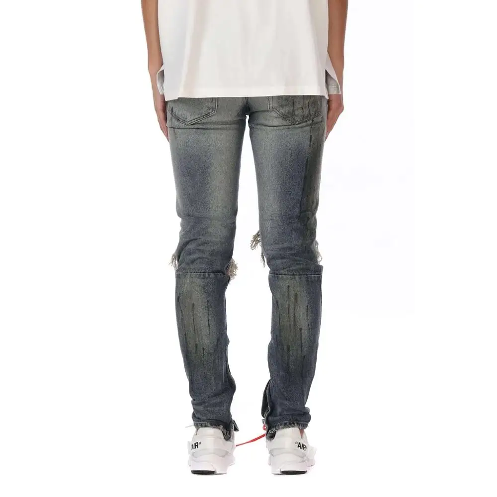 DiZNEW OEM/ODM одежда оптом на заказ удобные мужские джинсы с низкой посадкой пара Hombre